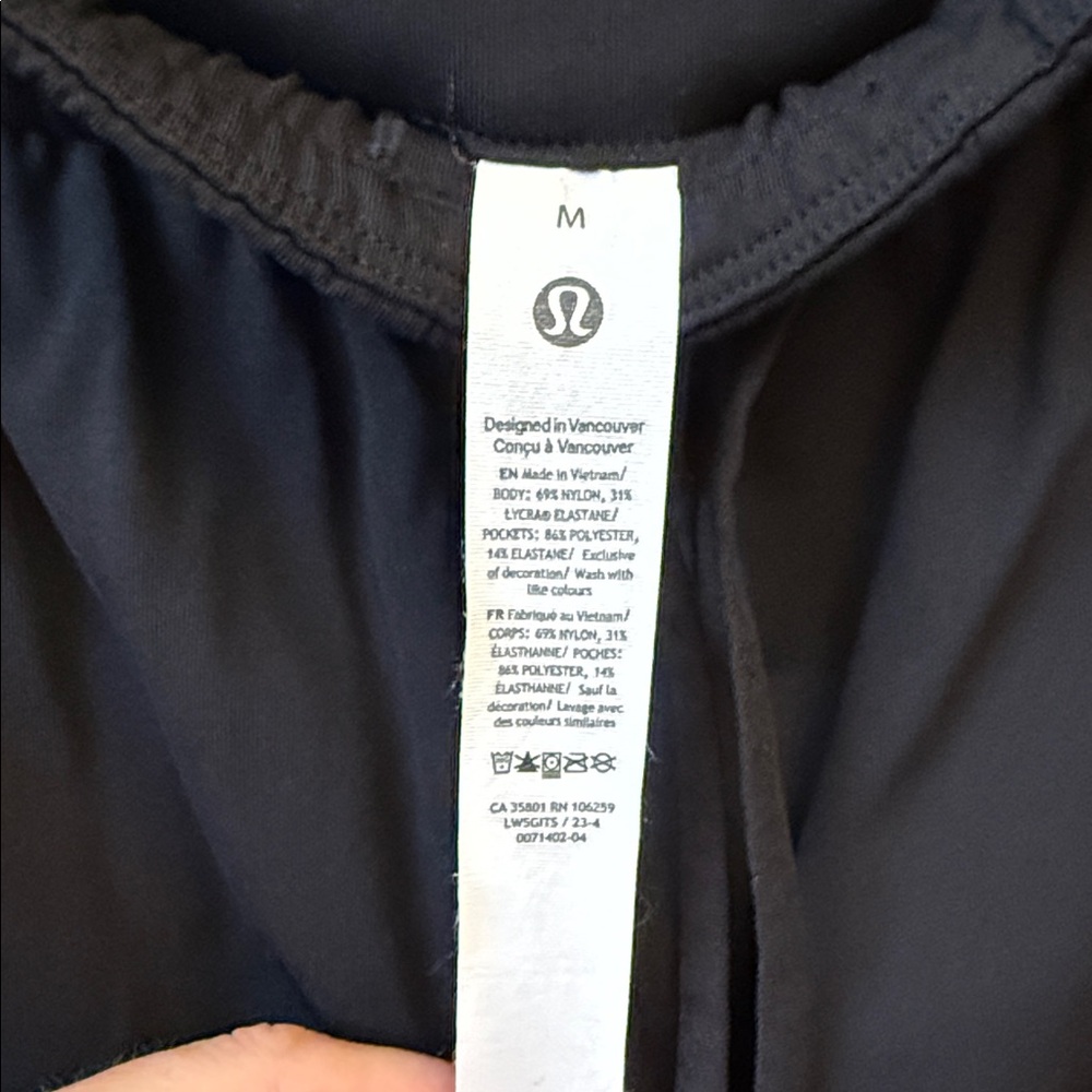 Lululemon Athletica Black Track Pants - Picture 2 of 4